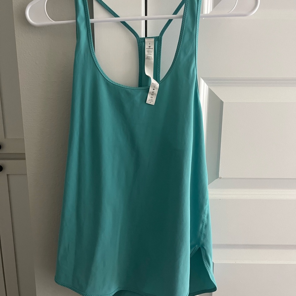 lululemon athletica Teal Racerback Tank